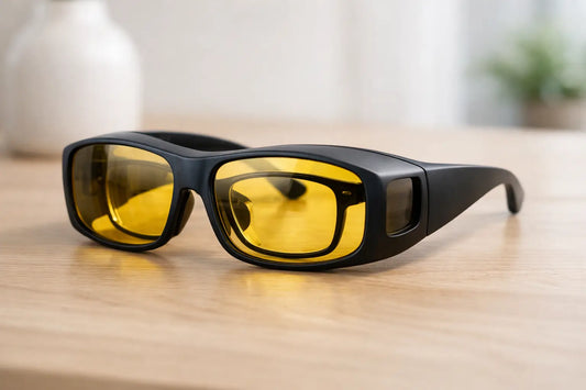 Night Driving Glasses Over Prescription Glasses